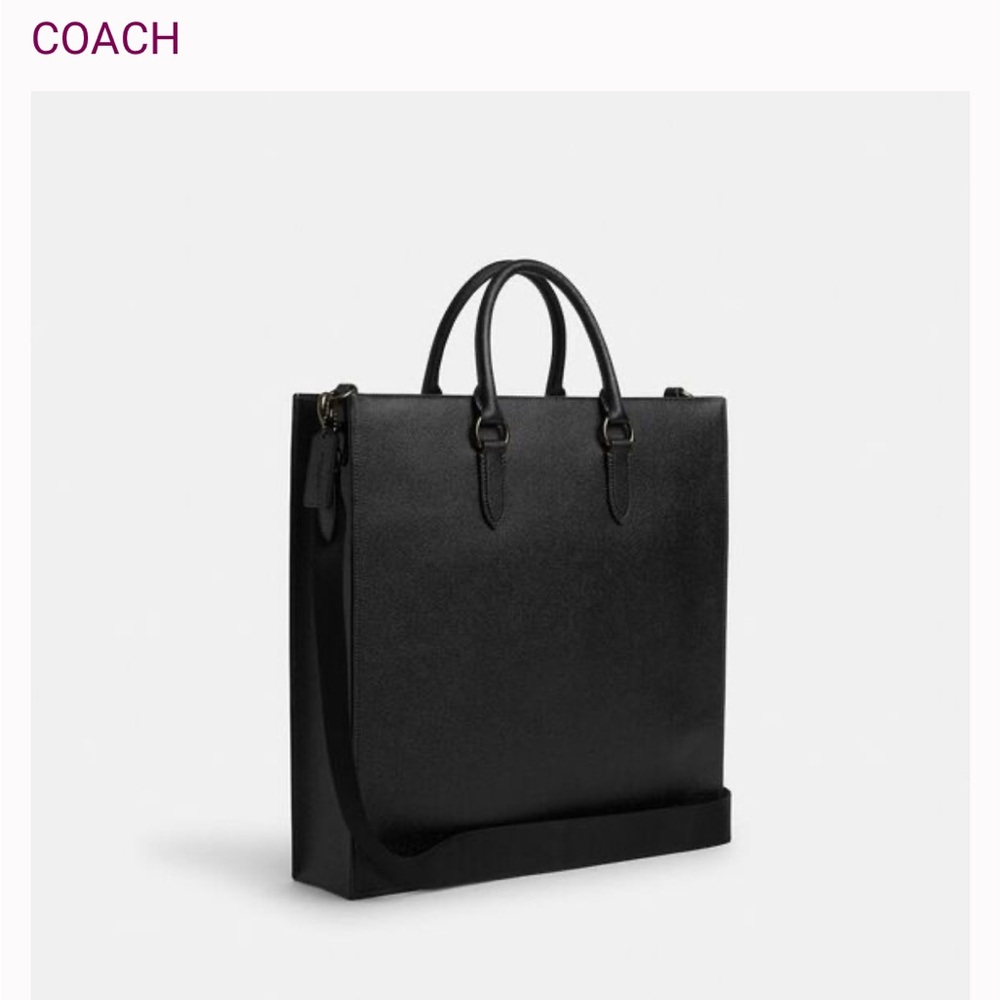 Coach Black Leather Tote bag Dylan large